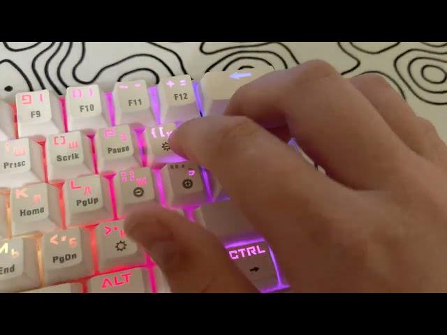 dexp tanto rgb, outemu red switches sound test