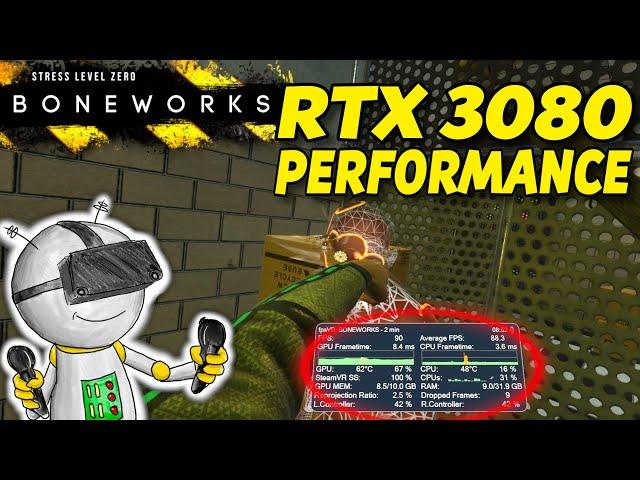 BONEWORKS VR! // RTX 3080 // Performance Test // Valve Index Gameplay