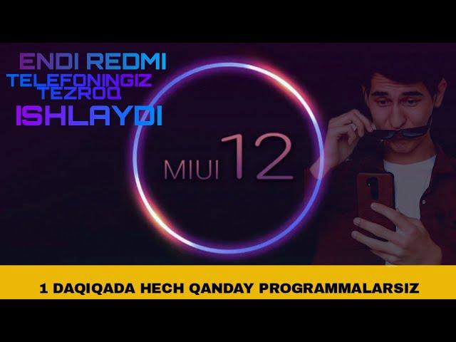 •REDMI telefonlarini ishlash TEZLIGINI oshirish SIRLARI!