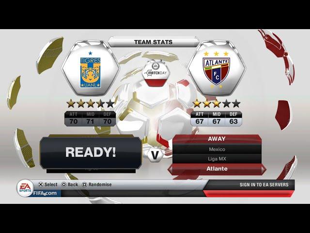 FIFA 13 (PS3) Gameplay - Tigres vs Atlante