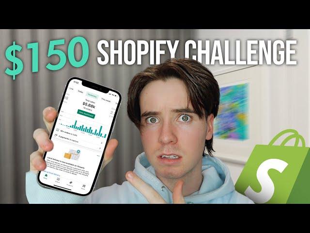 I Tried Shopify Dropshipping With Only $150 (Insane Results)