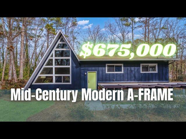 An Architectural Treasure: Mid-Century Modern A-Frame - 3894 Foxford Dr. , Atlanta GA