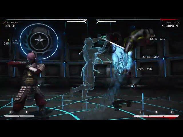 MKX Kenshi (Balanced) Combo