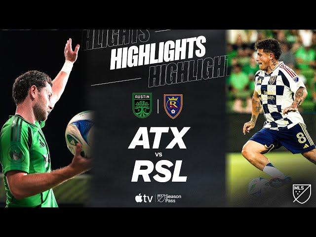 Austin FC vs. Real Salt Lake | Full Match Highlights