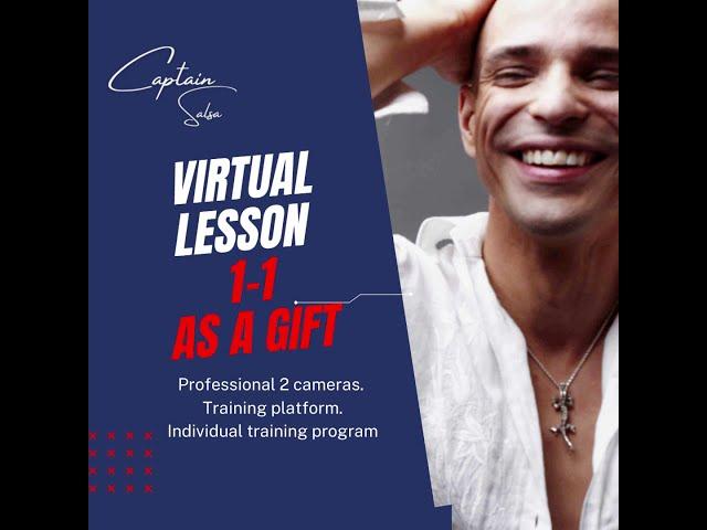 Virtual Lesson with Captain Salsa as a Gift