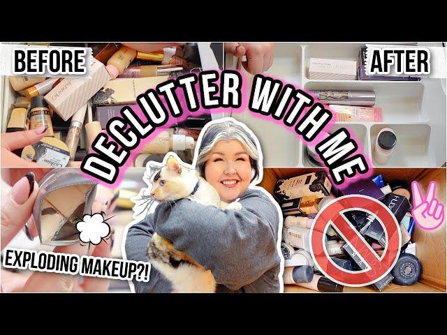 Throwing away 99% of my makeup  HUGE MAKEUP DECLUTTER PART 1 : FOUNDATION, CONCEALER & PRIMER