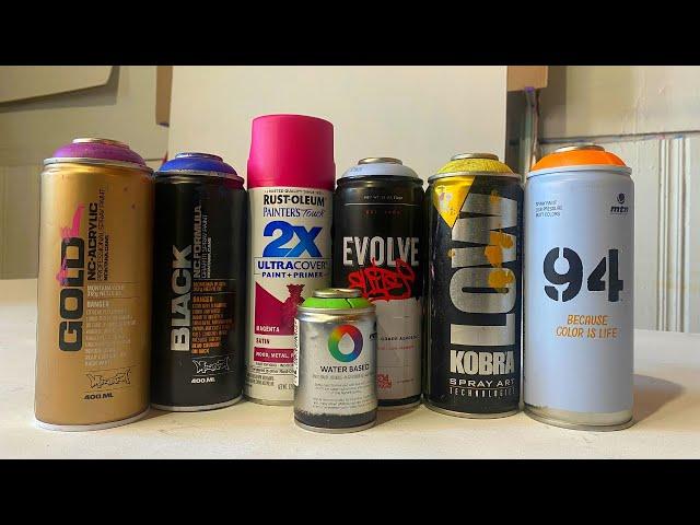 The best spray paint for street art and murals