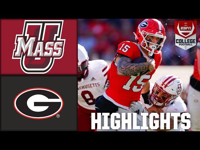 UMass Minutemen vs. Georgia Bulldogs | Full Game Highlights | ESPN College Football