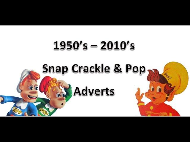 (1950s-2010s) Rice Krispies Snap Crackle & Pop Cereal Advert Compilation - 50+ Amazing Ads