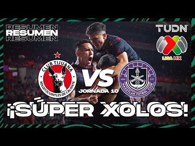 HIGHLIGHTS | Tijuana vs Mazatlán | Liga Mx -AP2024 - J10 | TUDN