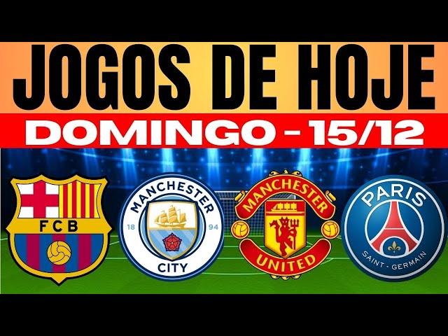 JOGOS DE HOJE | BRASILEIRÃO 2024 I DOMINGO 15/12/2024 | JOGOS DE HOJE