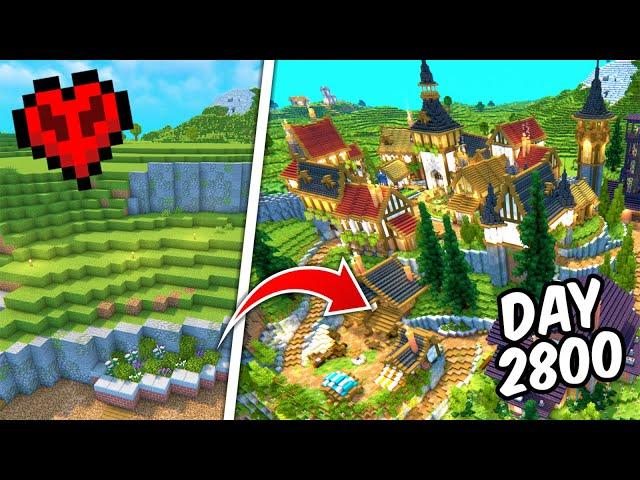 100 Days Building A MASSIVE CITY in  Minecraft Hardcore