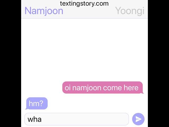 Texting Story- Tease - (bottom¡namjoon top!yoonseok) Rapline story 13+