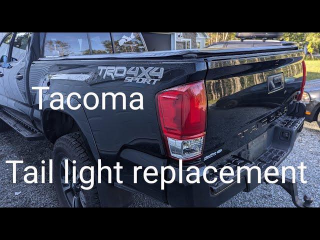 Toyota Tacoma, tail light replacement.