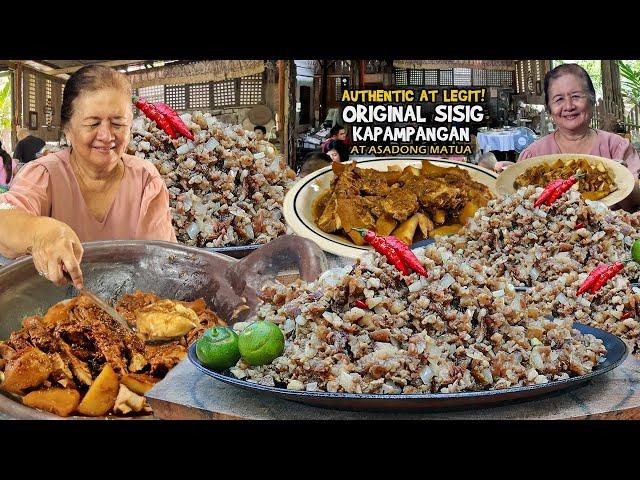 ORIGINAL SISIG PAMPANGA at ASADONG MATUA ni @AtchingLillian "AUTHENTIC at LEGIT" ang SISIG dito!