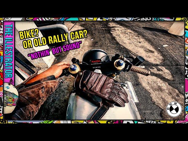 BMW K100 Cafe Racer Sound - "pURe BruTaL"  Exhaust POV Around Brooklyn