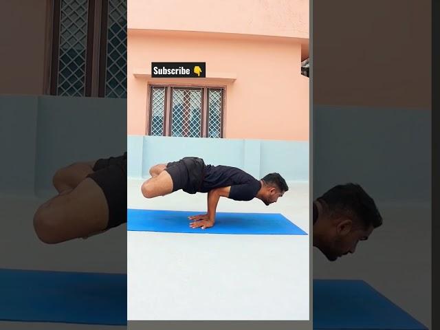 Padma mayurasana | peacock pose | yoga practice | workout motivation | roshan shinde #shorts #yoga