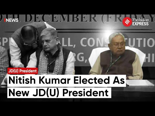 Nitish Kumar Takes Over as New JDU President After Lalan Singh Resigns