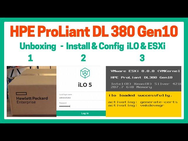 HPE DL380 Gen10 Unboxing | Prepare Server to Install in DATACENTER