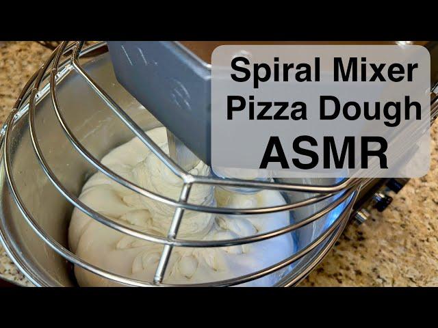 Pizza Dough ASMR: KYS Pro Baker 7+ Spiral Mixer making dough.