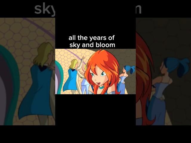 Winx Club - Bloom and Sky's love story [from Season 1 to Season 7] #viral #edit