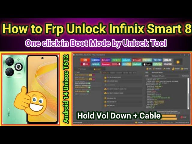 Infinix Smart 8 Hard Reset + Frp unlock tool | 2025