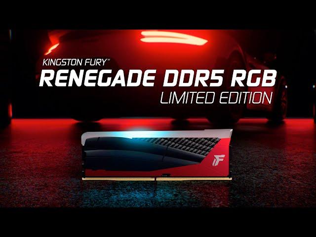 DDR5 RGB Memory with speed of 8000MT/s – Kingston FURY Renegade DDR5 RGB Limited Edition