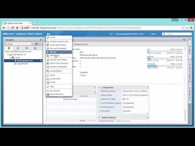 vSphere 6 Web Client - Improved User Experience