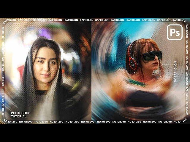 [ Photoshop Tutorial ] SPINNING BLUR PHOTO EFFECT - Simple Editing Tutorial
