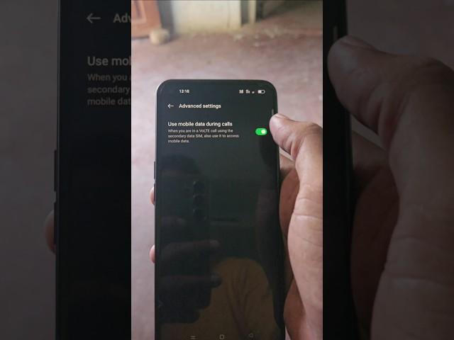 How to Use Mobile Data During Calls in Oppo #shorts