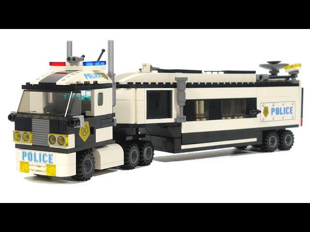 Build Lego Police Car - Qman Police Series 128 Riot Tracking Car