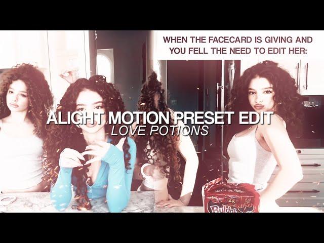 LOVE POTIONS //  Tiktok Trend Velocity Edit Preset (alight motion)