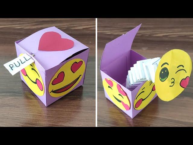 DIY - POP OUT Surprise Box | Surprise Gift Box Idea | POP UP Box | Pull Out Gift Box | Pop Up Box