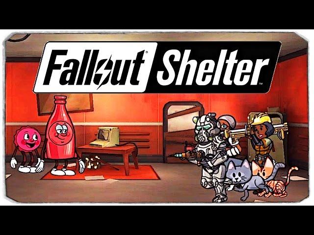 FALLOUT SHELTER: Спасаем Бутылку и Мистера Крышку! (IOS)