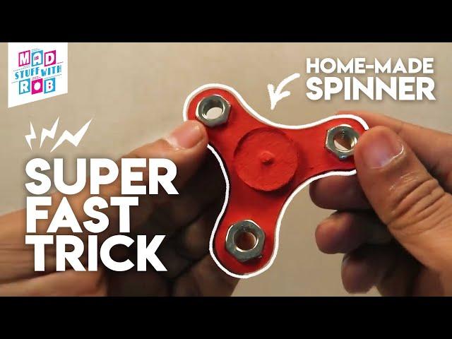 COOL TRICK | HomeMade Fidget Spinner | In Hindi