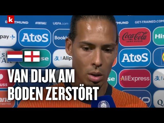 Emotionaler van Dijk kritisiert Zwayer: Hätte den Elfmeter nicht gegeben | Niederlande - England 1:2