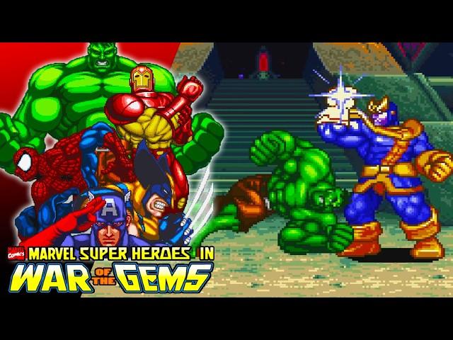 Marvel Super Heroes: War of the Gems (SNES) - Longplay