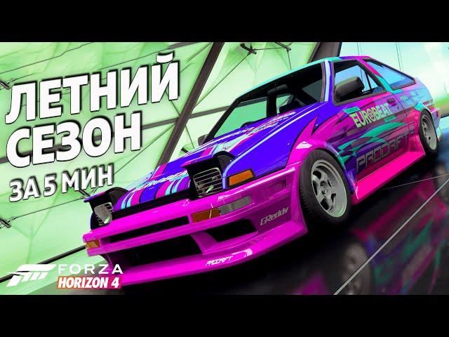 ЛЕТНИЙ СЕЗОН ЗА 5 МИНУТ ►12 января 2023 ► Forza Horizon 4