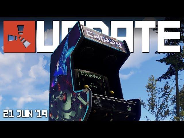 CHIPPY arcade cabinet & OPTIMISATIONS Rust update 21st June 2019