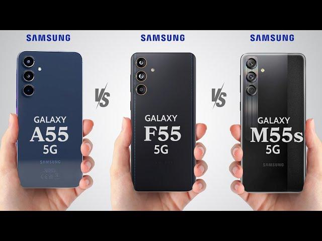 Samsung Galaxy F55 vs M55s vs A55 - Which One Offers the Best Value?