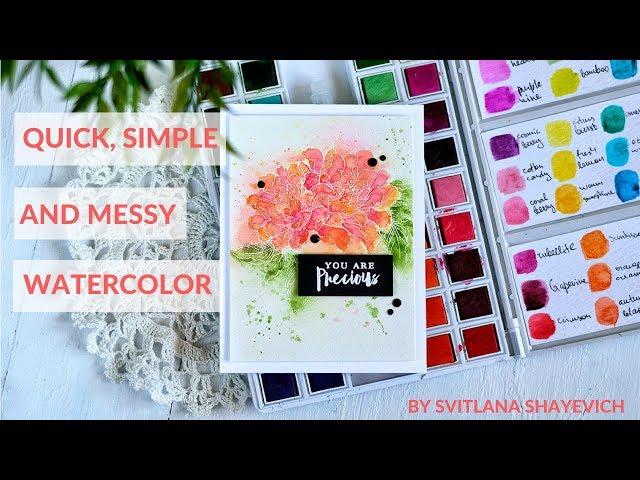 Quick, Simple and Messy Watercolor | Altenew