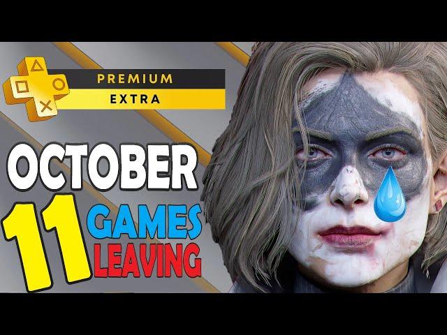 PS Plus Extra & Premium Games October 2024 - 11 Games Are Leaving + Platinum Difficulty & Time