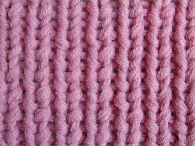 Как вязать резинку 1х1 Вязание на спицах Узор 3 Knitting basics