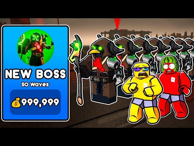 Unlocking EVERY UNIT to Beat the BOSS in Tower Defense Roblox