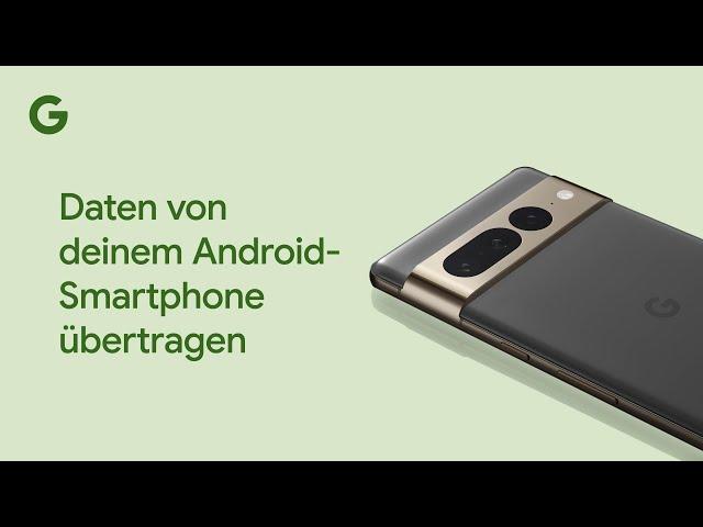 Daten von deinem Android-Smartphone übertragen