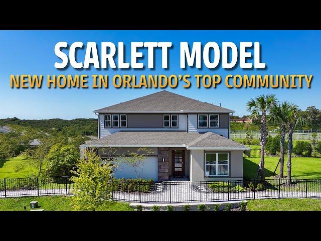 We Toured A BRAND NEW CUSTOM Home In Orlando, Florida's Best Community!! EverBe