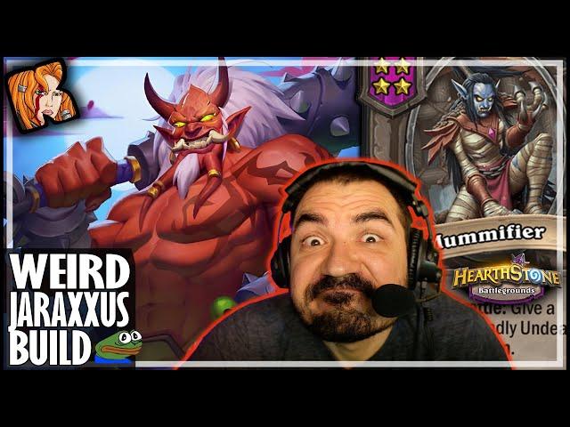 A MOST UNUSUAL JARAXXUS BUILD! - Hearthstone Battlegrounds