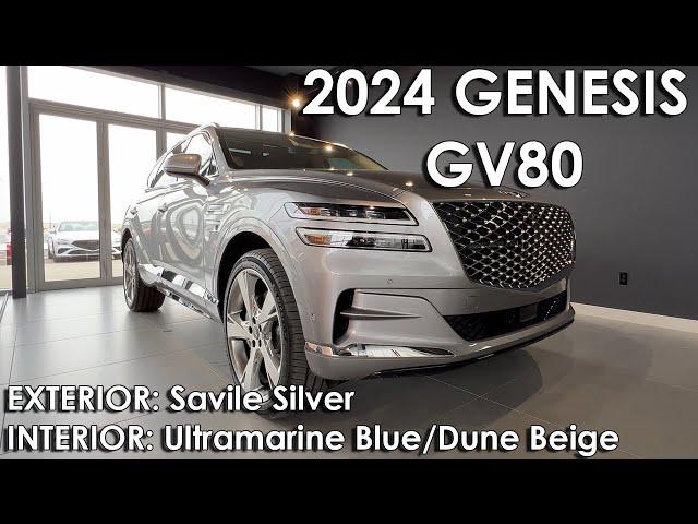 2024 Genesis GV80 3.5T Prestige AWD-  Walkaround, Interior and Exterior Details