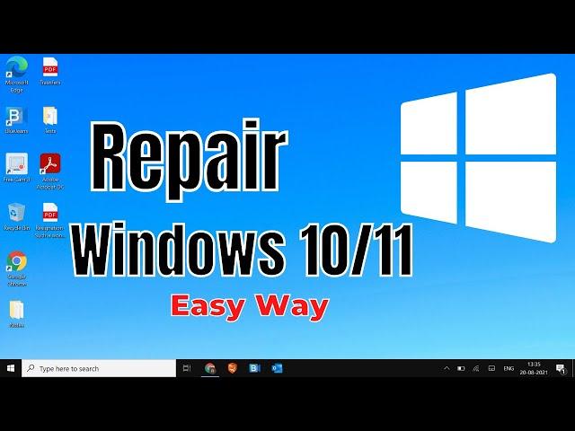 How to Repair Windows 10/11 Computer (3 Easy Steps)