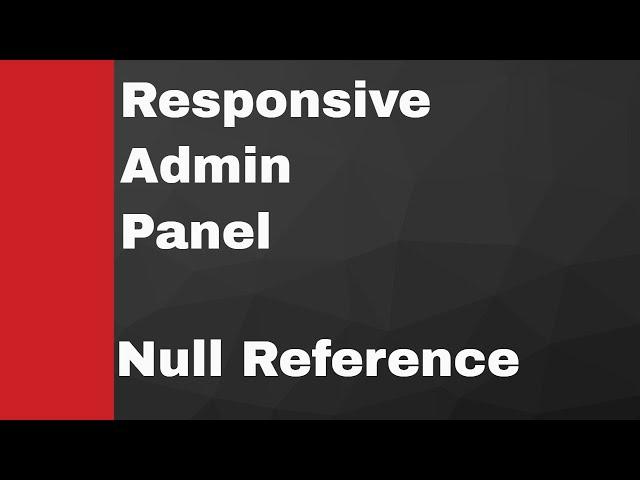 Responsive Admin Panel in WinForm Application In Just 8 minutes